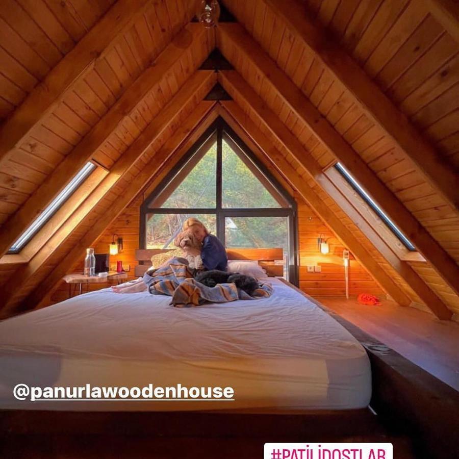 Panurlawoodenhouse Oezel Havuz& Sauna Mavi Eksteriør billede
